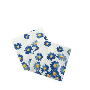 Fiore blu all'ingrosso <span class=keywords><strong>Decoupage</strong></span> matrimonio colorato personalizzato Cocktail usa e getta <span class=keywords><strong>tovaglioli</strong></span> <span class=keywords><strong>di</strong></span> <span class=keywords><strong>carta</strong></span> ristorante - Product Image 1