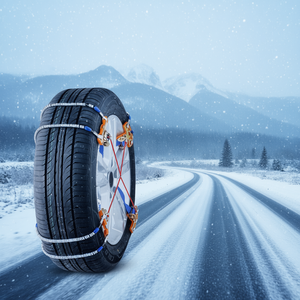 Chaînes à neige D0100HRSLQ8 235-255 mm en acier allié pour voiture et camion, conduite hivernale - Product Image 2