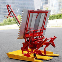 Fournisseur d'usine, prix bas, transplanteur de riz manuel à deux rangs, mini transplanteur de riz à marche arrière avec composants de base à engrenages, Chine