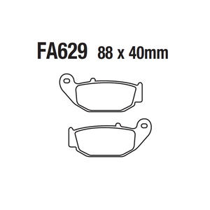 Plaquettes de frein à disque de moto, garnitures de frein à disque FA629 GSX <span class=keywords><strong>CBR</strong></span> MSX CBF CRF 125 150 <span class=keywords><strong>250</strong></span> - Product Image 2