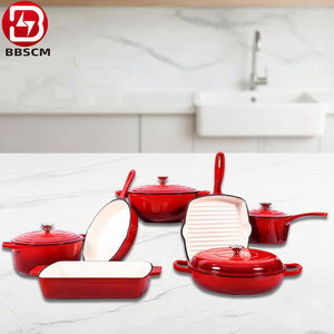 <span class=keywords><strong>Cocotte</strong></span> <span class=keywords><strong>en</strong></span> <span class=keywords><strong>fonte</strong></span> émaillée, écologique, compatible lave-vaisselle et micro-ondes, essentiel pour la cuisine, les restaurants, l'usage domestique et les buffets - Product Image 5