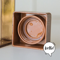 Jolie bouteille carrée en plastique transparent Portable, avec Logo personnalisé, pour jus de lait, d'eau, pour boissons, d'extérieur, ml, vente en gros
