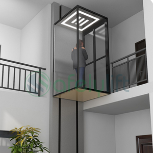 SAFELYLIFT Ascenseur hydraulique vertical à mât pour 1 à 3 personnes, 10 m, 250 kg, 3 étages, résidentiel - Product Image 5