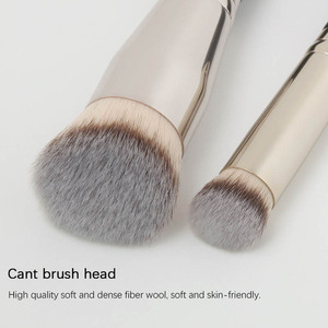 Venta al por mayor profesional Mini ceja pestañas sombra de ojos cepillo de mezcla utilizado con delineador de ojos y lápiz de cejas Etiqueta Privada - Product Image 4