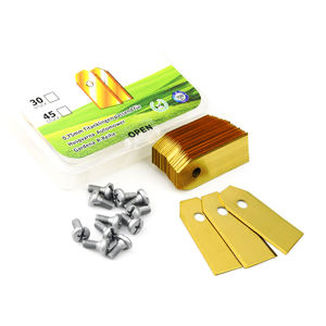 Robot cortacésped de acero inoxidable, hoja cortadora de césped de 42mm de largo y plateado, apta para cortacésped automático - Product Image 4