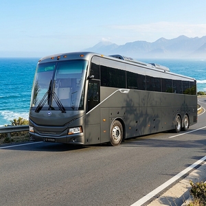 Autobus de tourisme électrique pur automatique Guangtong Design, 50 places, luxe, toilettes, personnalisé, 14 m, électrique, émissions réduites, nouveau - Product Image 4