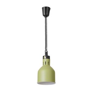 Lámpara de Calor Cilíndrica HENDI Verde 230V/250W, Equipo de Calentamiento y Mantenimiento de Temperatura, Diámetro 175mm, Altura 250mm - Product Image 1