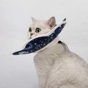 समायोज्य गर्दन स्कार्फ बिल्ली ठीक नरम समग्र कपड़े टिकाऊ पशु पैटर्न - Product Image 4