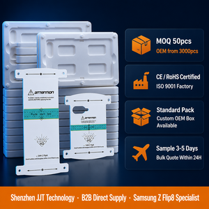 Protection d'écran avec kit d'installation <span class=keywords><strong>Samsung</strong></span> Z Flip7 Flip8, TPU prédécoupé, double écran, prêt à être expédié, MOQ 50 - Product Image 5