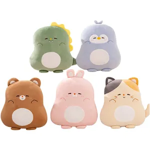 Wholesale Soft Plush Pillows Stuffed Animals Penguin Dinosaur Plush Toys For Kids