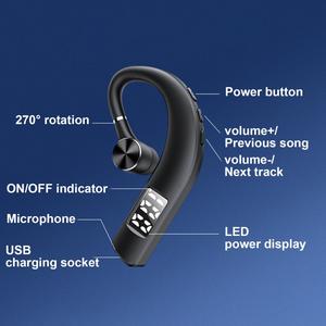 Tai Nghe Bluetooth F19, Tai Nghe Monaural Khử Tiếng Ồn, Tai Nghe Không Dây <span class=keywords><strong>C</strong></span>ó Mic, Phụ Kiện Lái Xe - Product Image 6