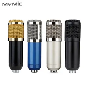 MY MIC Model Baru Mikrofon BM800, Mikrofon Komputer Kondenser Studio Rekaman untuk Bernyanyi Siaran Langsung Streaming