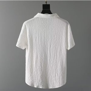 Set di maniche 3/4 da <span class=keywords><strong>uomo</strong></span> in misto lino estivo oversize Activewear in due pezzi con metodo di tessitura intrecciata pronto per il Dropship - Product Image 4