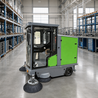Balayeuse industrielle électrique autoportée LM-W2000, largeur de nettoyage 2000 mm, 48V 4000W, capacité 180L