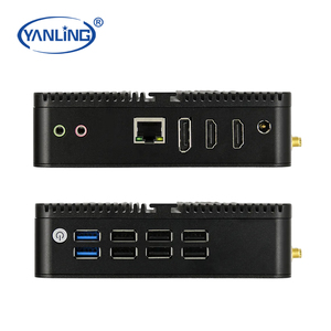 N100 Fanless <strong>Mini</strong> <strong>PC</strong> 8 USB LAN MSATA 2.5-Inch Hard Drive DDR4 <strong>RAM</strong> Wins 11 Linux Industrial Rugged <strong>Quad</strong> <strong>Core</strong> Supports AU CN EU JP - Product Image 1