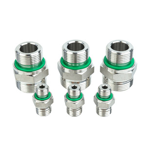 Connecteur hydraulique Dexilai Hydraulics en acier inoxydable, filetage M, droit, joint conique, type H, métrique 1 cm - Product Image 1