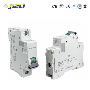 JIELI Muestras Gratis OEM ODM <span class=keywords><strong>Mini</strong></span> Interruptor Automático 63A AC Disyuntor MCB 6KA 230V/400V Disyuntores <span class=keywords><strong>El</strong></span>éctricos - Product Image 1