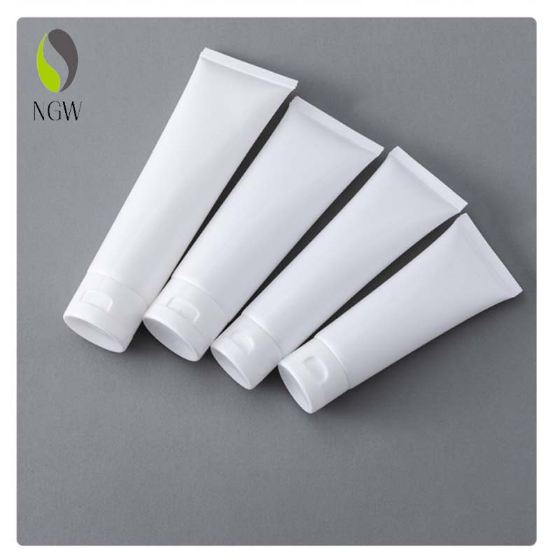 En gros Personnalisé Extrusion Couche tubes blanc Laminé Cosmétique crème pour les mains Lotion Doux Tube presser tubes en plastique