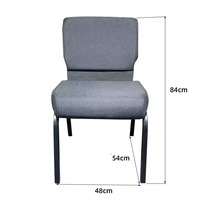 Chaises d'église modernes de luxe meubles en métal d'occasion en gros pour salon salle à manger hôtel cuisine salle de sport chambre hôpital chinois