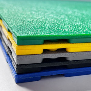 Baldosa de suelo de PVC puro entrelazada de plástico de vinilo de lujo antideslizante de almacén de taller portátil Modular - Product Image 5