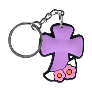 Llaveros de PVC con diseño de conejo, pollito y trébol de San Patricio y Pascua, ideales para regalos festivos, venta al por mayor - Product Image 4