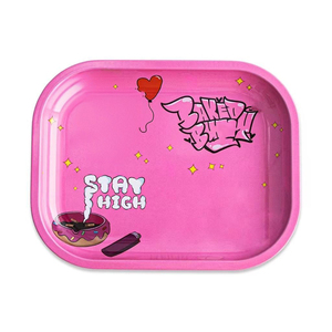 Bán buôn kim loại màu hồng thuốc lá hút tin cán khay tùy chỉnh phục vụ khay cho thuốc lá cán - Product Image 5