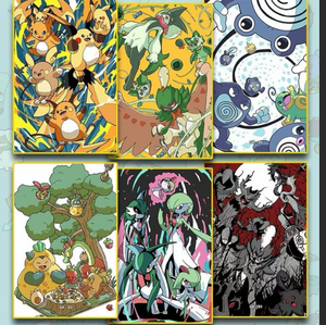 Cuaderno <span class=keywords><strong>de</strong></span> Arte Pintado a Mano con Acuarelas <span class=keywords><strong>de</strong></span> Pokémon, Colección Aventuras <span class=keywords><strong>de</strong></span> la Región <span class=keywords><strong>de</strong></span> Kanto, Ilustraciones <span class=keywords><strong>de</strong></span> Pikachu, Eevee y Charizard para Fans - Product Image 6