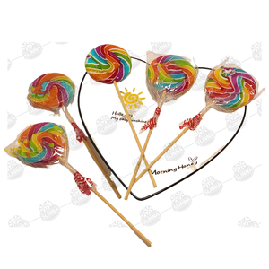 Wholesale Custom Halal Hard Candy Bulk <strong>Big</strong> Colorful Rainbow Swirl Lollipops Delicious Candy Fruit <strong>Sweet</strong> Flavors Sugar <strong>Bags</strong> - Product Image 5