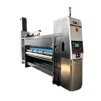 Machine d'impression flexographique miniature pour boîtes en carton ondulé, 2 couleurs, imprimante économique à base d'eau avec changement rapide