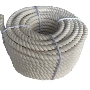 3 Strand Twisted Natural Cotton Rope DIY Cotton Rope