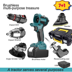 Tournevis pneumatiques domestiques rechargeables sans fil à batterie lithium, ensemble d'outils multifonctionnels de marque ODM pour la vente en gros transfrontalière - Product Image 6