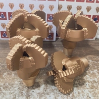 Pièces de machines minières : Coupeur convexe PDC de 8 1/2 pouces (1308 mm) à 4 ailettes, filetage mâle 90 mm (3 1/2 po) pour forage de puits d'eau