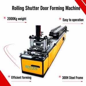 Machine automatique de profilage en acier 300 H pour portes à enroulement métalliques, idéale pour la reconstruction - Product Image 1