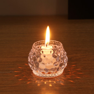 Turning Direction Crystal Candle Holder Set <b>Clear</b> Glass Tea Light Holder Nordic Style Desktop Decor Home Ambiance <b>Gift</b> - Product Image 1