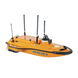 เรือสำรวจใต้น้ำแบบไร้คนขับ 3 ลำ พร้อมระบบควบคุมระยะไกล Android GNSS RTK/PPK สำหรับการสำรวจความลึกน้ำ พร้อมระบบหลบหลีกสิ่งกีดขวาง วัสดุ ABS สีเหลือง - Product Image 1
