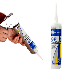 Mastic silicone neutre pour vitrage, usage général, sans odeur acétique, ne coulant pas, bonne adhérence, mastic silicone neutre d'usine - Product Image 3