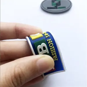 Professional to produce PVC/rubber badge label logo pvc patch PVC Tag for clothing / bag / shoes
