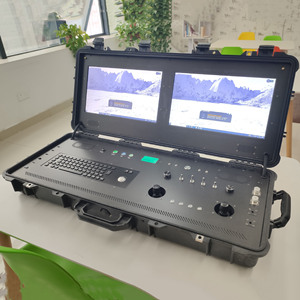Estación de Control Terrestre para UAV, Sistema Integrado con Pantalla Dual y Teclado para Monitoreo de Drones - Product Image 4