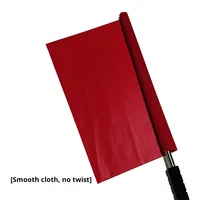 Drapeau de juge de ligne de volley-ball SOEZmm SM 14A1 SLF4 Face 40*40CM Standard pour arbitre de match de volley-ball officiel