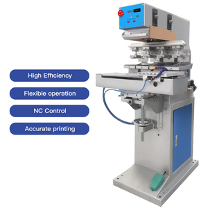 Imprimante de tampons 4 couleurs Machine d'impression pneumatique semi-automatique avec convoyeur pour parfum en plastique Bouteille de vin en verre Bouchon de tasse - Product Image 6