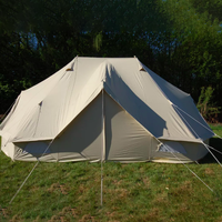 Tente mongole extérieure imperméable pour le glamping familial yourte toile de coton tente cloche empereur pour événement fête de mariage