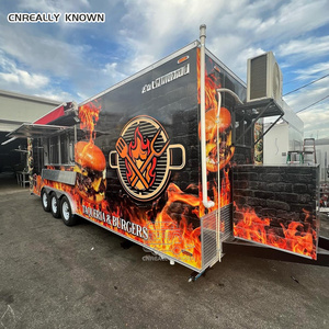 Fully Equipped Food Truck <b>Mobile</b> Food Stall <b>Mobile</b> Plaza <b>Catering</b> Franchise Food <b>Trailer</b> with Full Kitchen - Product Image 1