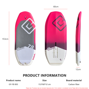 Nouvelle <span class=keywords><strong>planche</strong></span> <span class=keywords><strong>de</strong></span> wing foil en carbone, style hydrofoil, 5'0, 5'2, 5'10, en EPS et PVC, pour débutants en wing foil. - Product Image 2