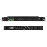 Amplificateur professionnel de classe D 450W*2 RMS, format 1U, numérique, 2 canaux, amplificateur de puissance à commutation