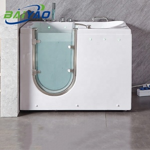 <span class=keywords><strong>Baignoire</strong></span> de Luxe Monoplace avec Douche Intégrée, Jacuzzi en Acrylique, Massage, Écologique, Facile à Installer pour Personnes Âgées et Bébés (Utilisation Spa) - Product Image 2