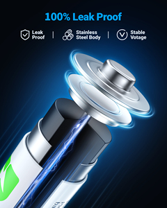 EBL <span class=keywords><strong>AA</strong></span> 100 pacchetto doppio <span class=keywords><strong>a</strong></span> batterie 1.5V batterie <span class=keywords><strong>AA</strong></span> dimensioni Pack per uso domestico e commerciale, batteria alcalina <span class=keywords><strong>a</strong></span> tenuta stagna - Product Image 2