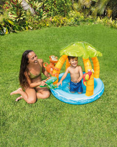 Piscina Inflable Redonda <span class=keywords><strong>Intex</strong></span> 58417 Tropical Island, Juguetes Acuáticos <span class=keywords><strong>para</strong></span> Bebés y Niños - Product Image 2