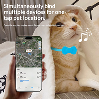 OEM ODM Localisateur GPS entièrement automatique pour animaux domestiques (chats et chiens) – Étanche IP67, système de suivi anti-perte Bluetooth
