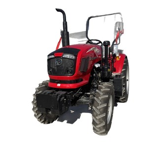 รถไถนาดีเอฟ 50 แรงม้า ขับเคลื่อน 4 ล้อ สีแดง สำหรับใช้งานในฟาร์ม - Product Image 5