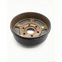 Tambour de frein de 180 mm pour tricycle, 6 trous intérieurs, 5 trous extérieurs, moyeu de roue arrière, pot de frein à tambour pour pièces de tricycle à 3 roues